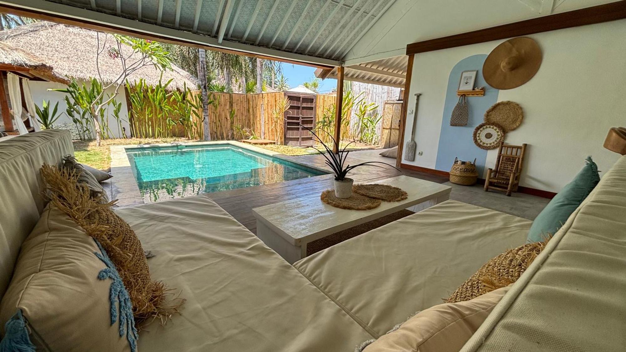 Villa Oceane Gili Air Bagian luar foto